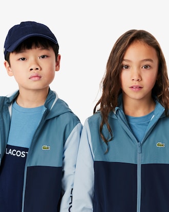 Zip-Up Water-Repellent Hooded Jacket