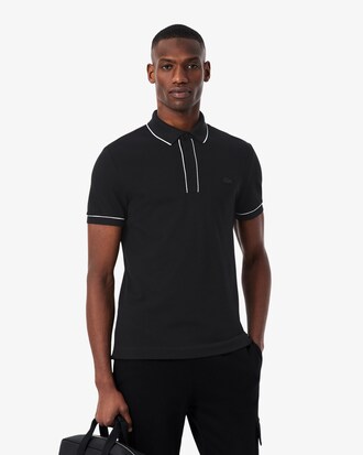 Regular Fit Paris Stretch Piqu&eacute; Polo Shirt