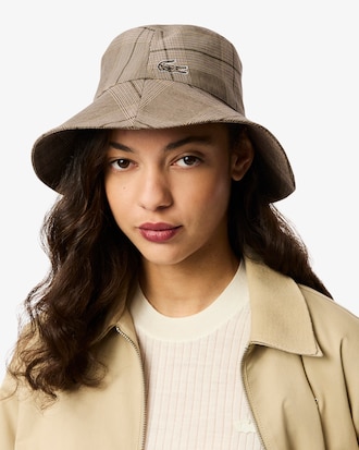 Plaid Cotton Poplin Bucket Hat