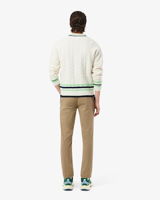 Slim Fit Stretch Cotton Chino Pants