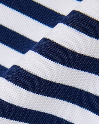 Regular Fit Ultra Dry Striped Golf Polo Shirt
