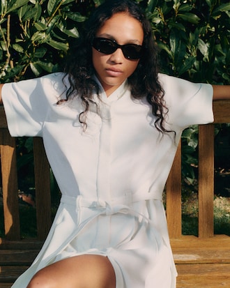 Pliss&eacute; Oval Glasses
