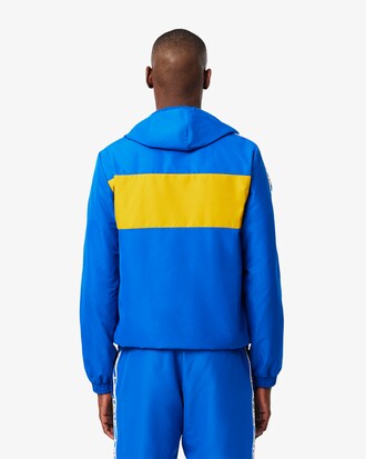 Colour-Block Logo Stripe Tennis Jacket