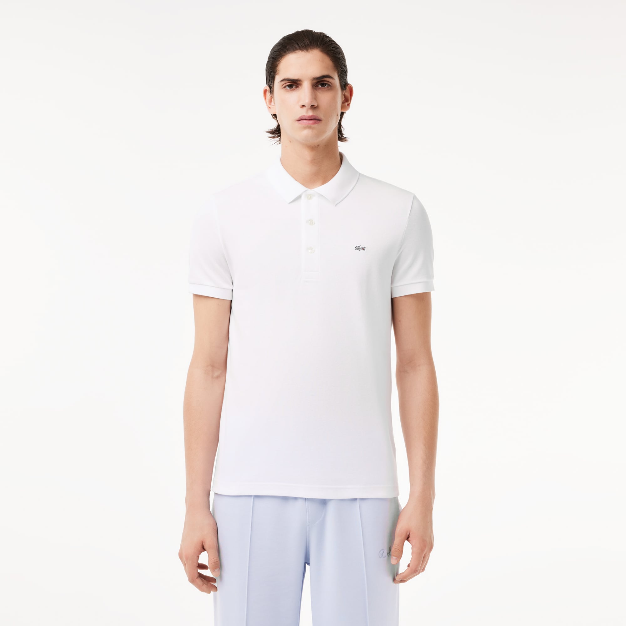 Slim Fit Stretch Pique Polo Shirt