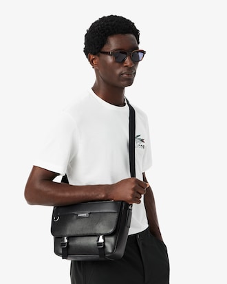 Ossian Flap Close Leather Satchel