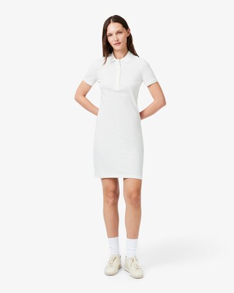Slim Fit Stretch Piqu&eacute; Polo Dress