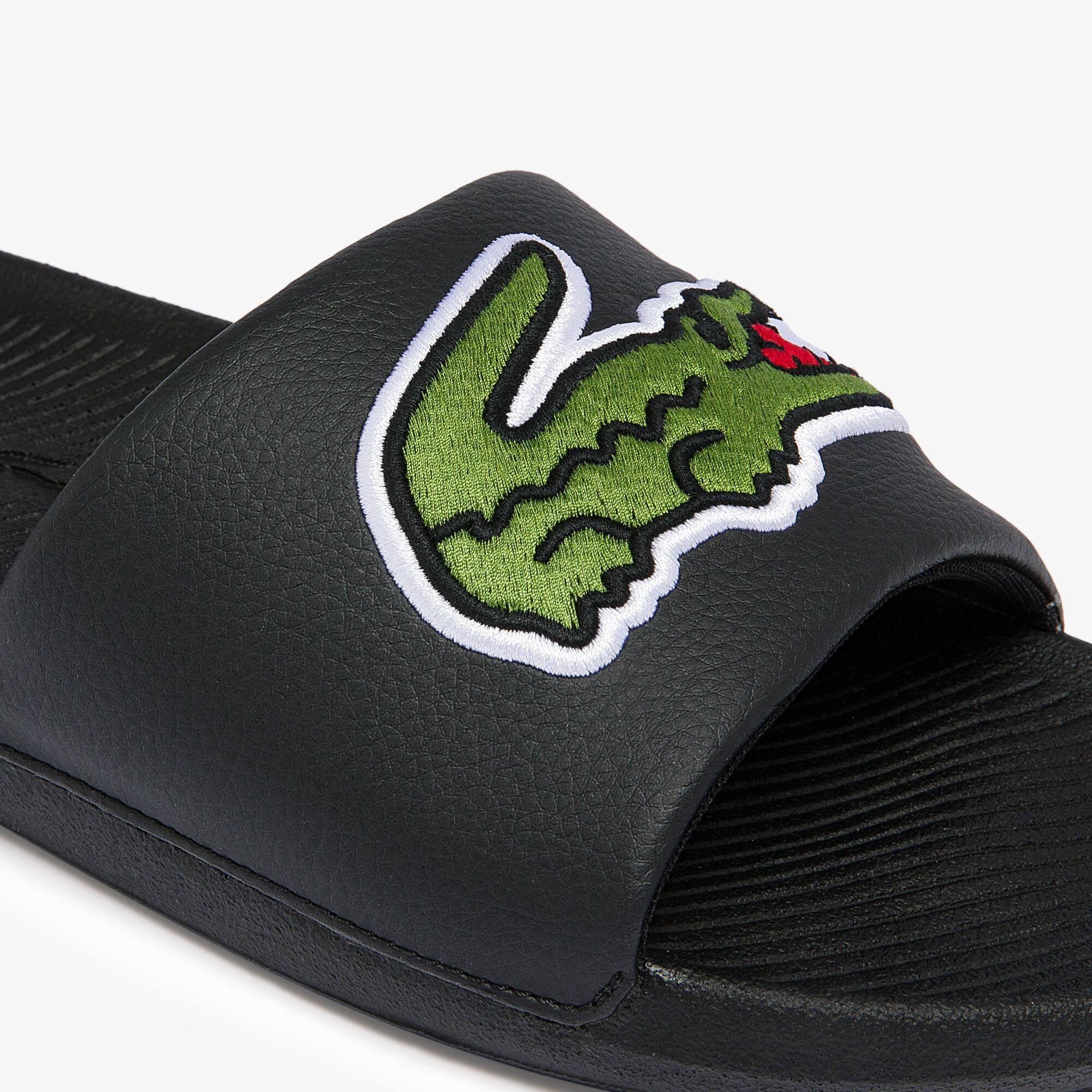 Men's Croco Synthetic Slides - Men's 