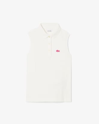 Sleeveless Terry Polo Shirt