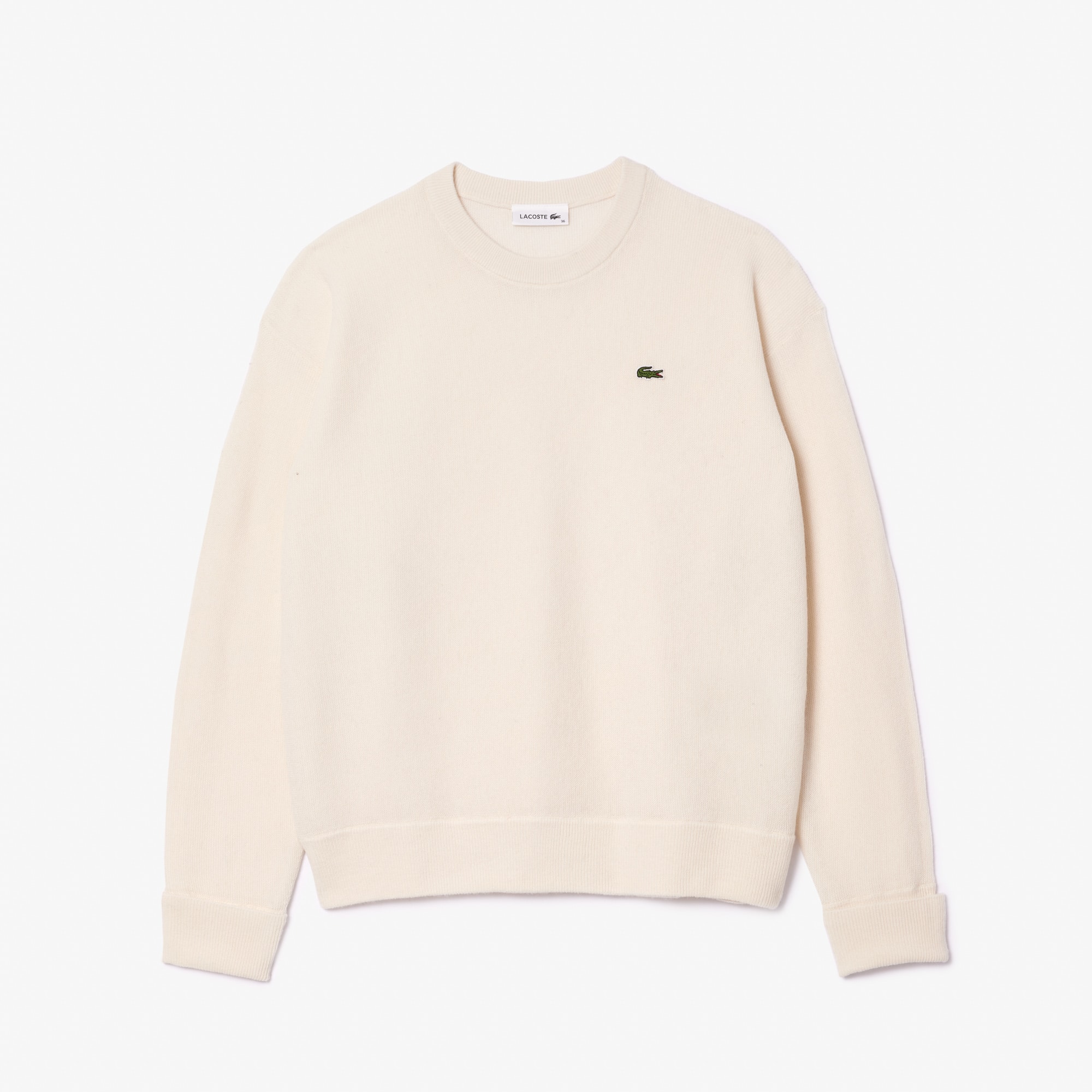 Women's Lacoste Crew Neck Wool Sweater 