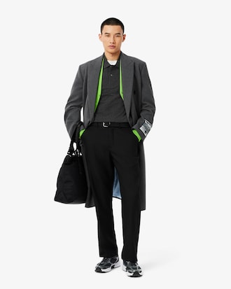 Classic Fit Long Sleeved L.12.12 Polo Shirt