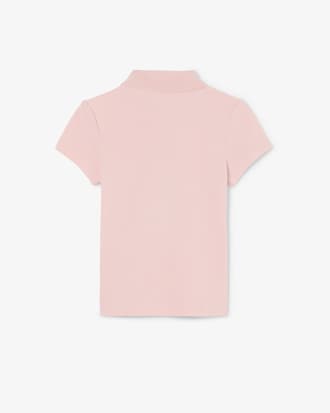 Scalloped Collar Piqu&eacute; Polo Shirt