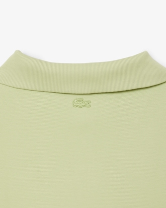 Loose Fit Zipped Neck Piqu&eacute; Sweatshirt