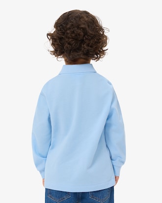 Long Sleeved Petit Piqu&eacute; Polo Shirt