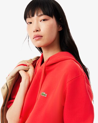Relaxed Fit Piqué Hoodie