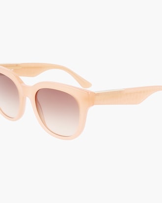 Croco Skin Oval Acetate Glasses