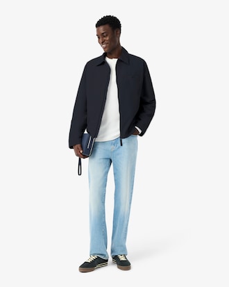 Water-Repellent Textured Taffeta Jacket