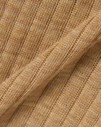 3D Knit Merino Wool Polo Collar Sweater