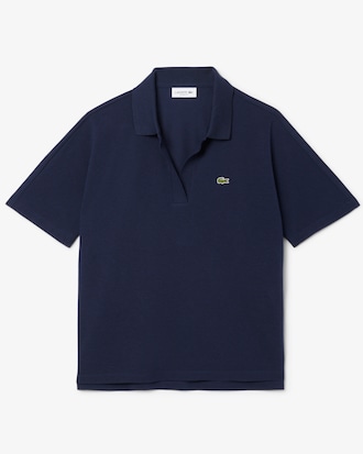 Relaxed Fit Fluid Piqué Polo Shirt