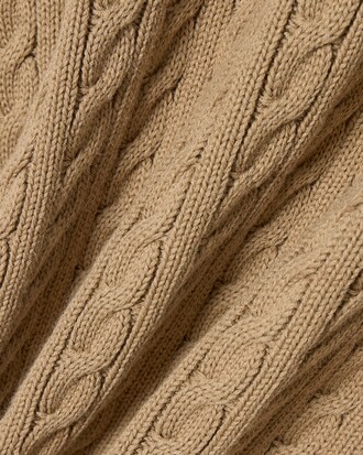 Cable Knit Cotton Sweater Vest