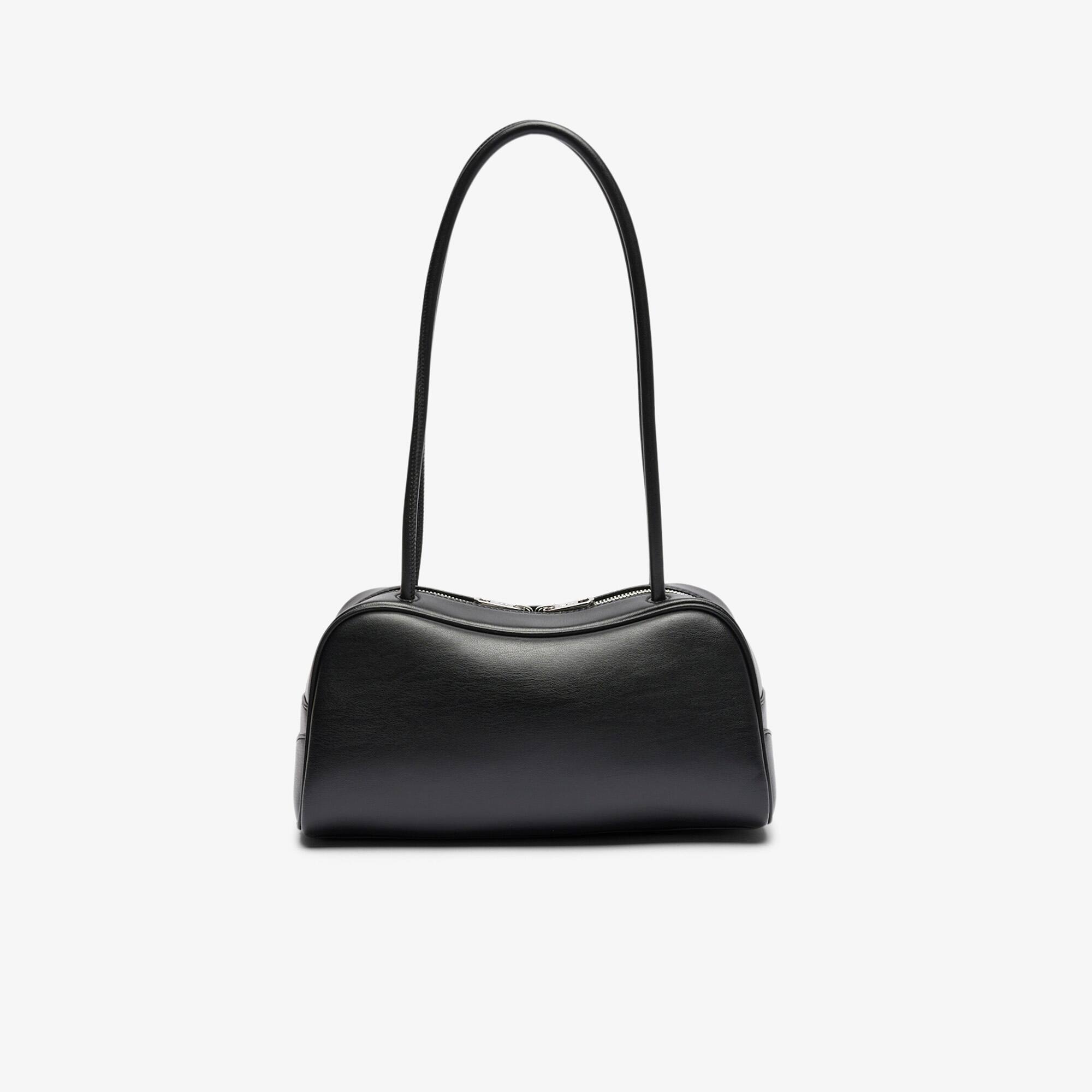 ★LACOSTE★ Women's Anna Hobo Crossbody Bag Black NF4642A55G LACOSTE Anna Vertical Shopping Bag Black Warm Sand: Buy