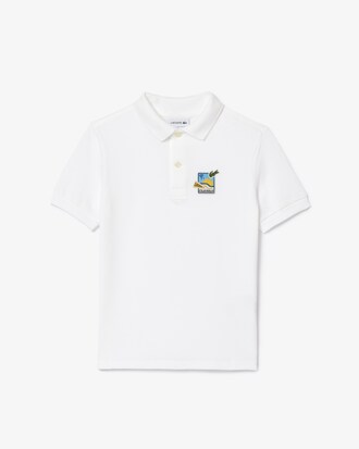 Lacoste x Club Med Piqué Badge Polo Shirt