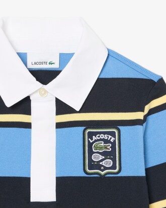 Striped Rugby Polo Shirt