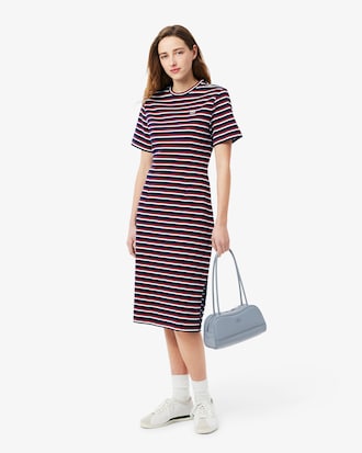 Striped Jersey T-Shirt Dress