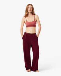 Wide Fit Fleece Loungewear Pants