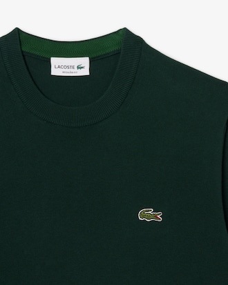 Monochrome Crew Neck Cotton Sweater