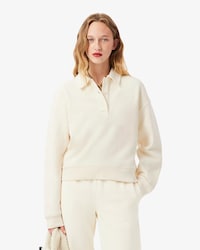 Polo Collar Sweatshirt