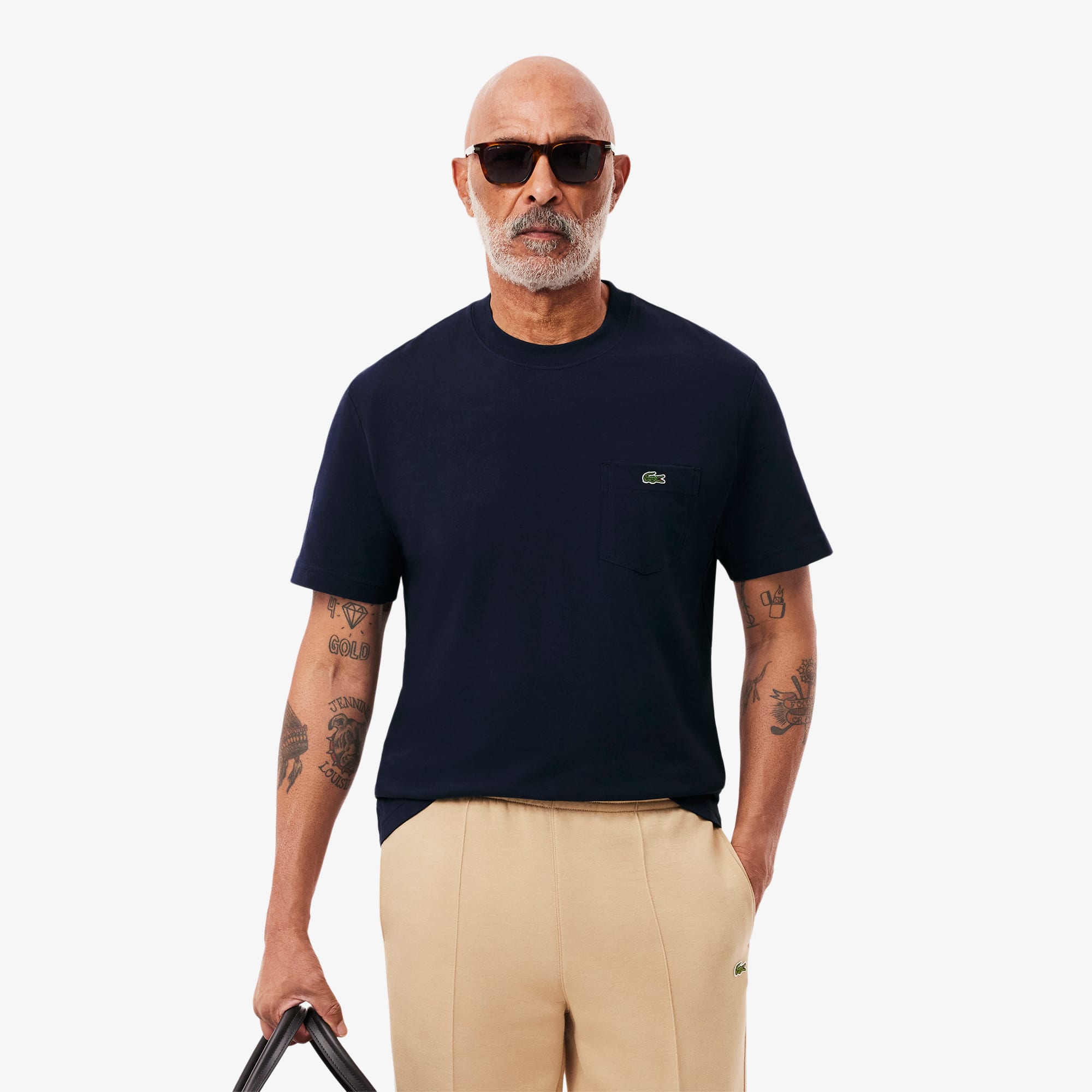 Lacoste| (Cotton T-shirt With Breast Pocket (TH2827-166 Cotton T-shirt with Breast Pocket - Men's t-shirts - New In