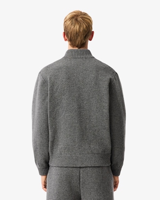 Merino Wool Jersey Bomber Jacket