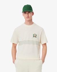 Embroidered Badge Piqué T-shirt