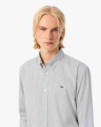 Regular Fit Striped Pinpoint Shirt