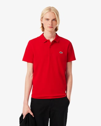 Regular Fit Cotton Blend Polo Shirt