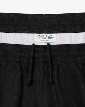 Lightweight Colour-Block Stripe Tennis Shorts
