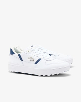 Men's T-Clip Golf Leather Golf Shoes