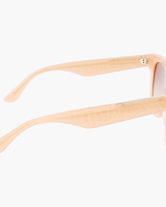 Croco Skin Oval Acetate Glasses