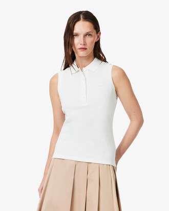 Slim Fit L.12.D Sleeveless Stretch Polo Shirt
