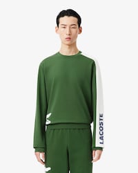 Printed Fleece Loungewear Sweatshirt