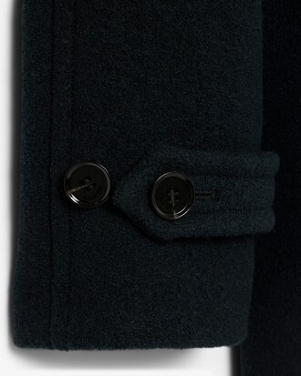 Runway Boiled Wool Coat