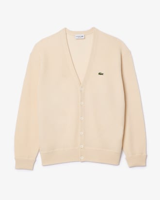 Relaxed Fit Carded Wool Cardigan
