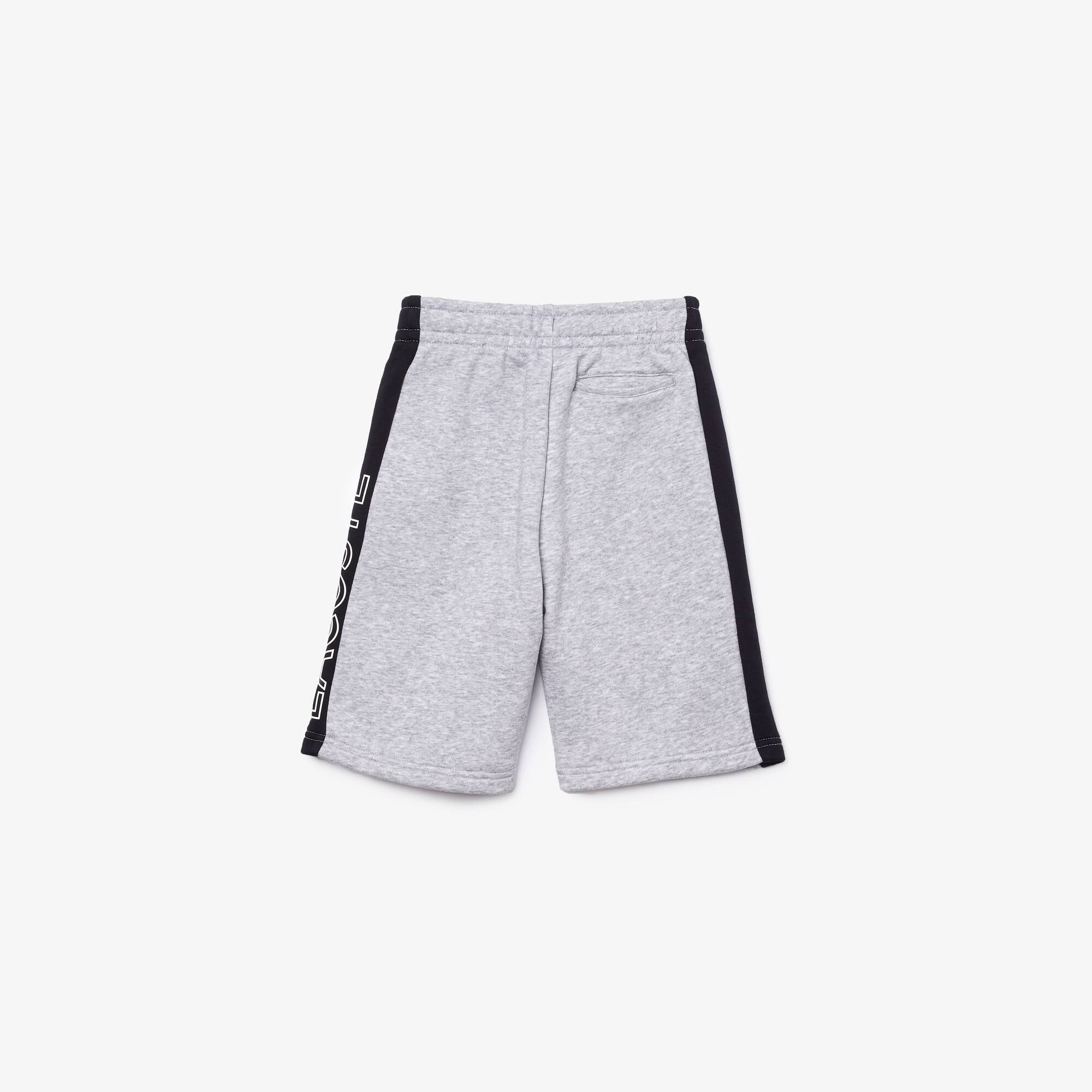boys black lacoste shorts
