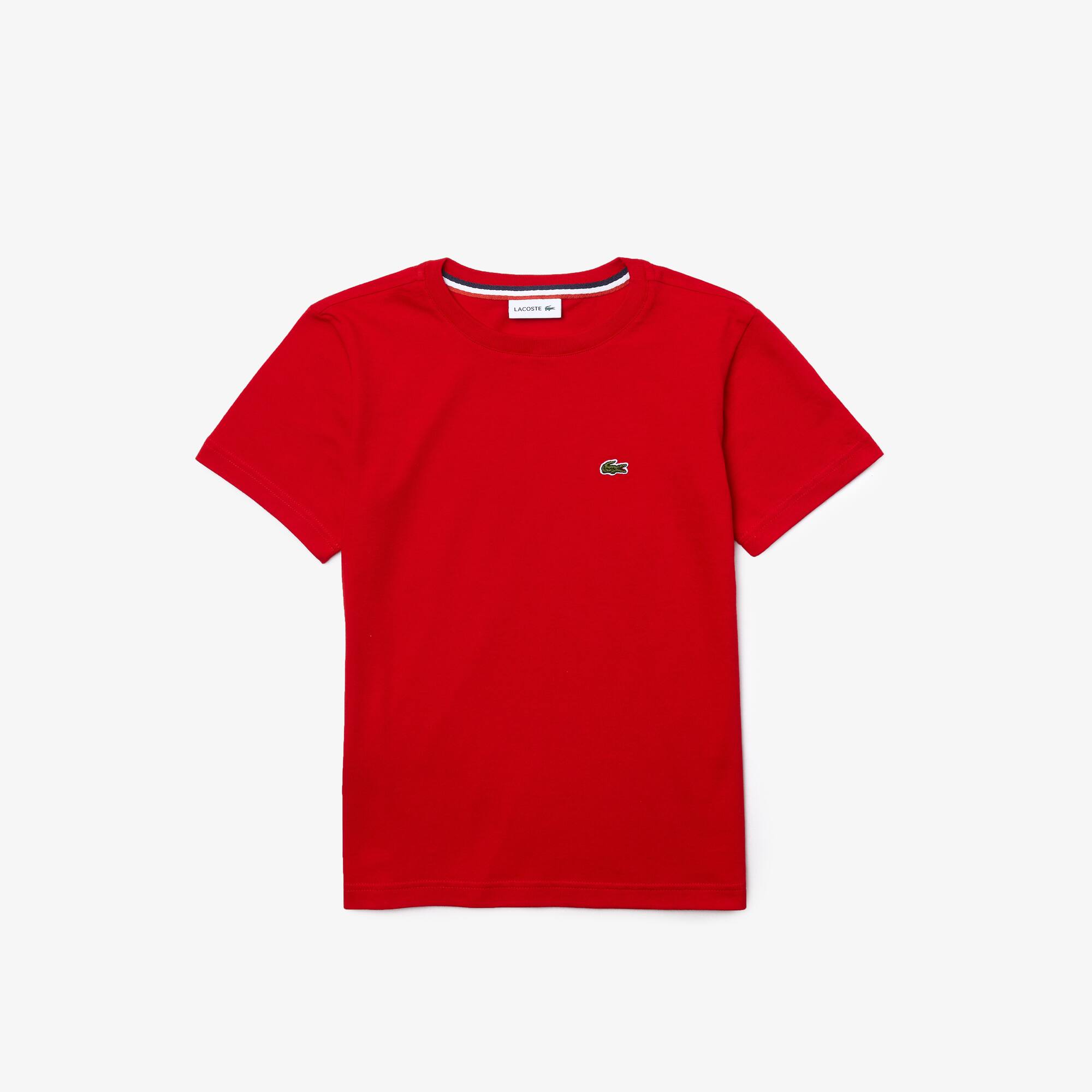 Lacoste Boys' Crew Neck Cotton Jersey Tshirt 3614035188175