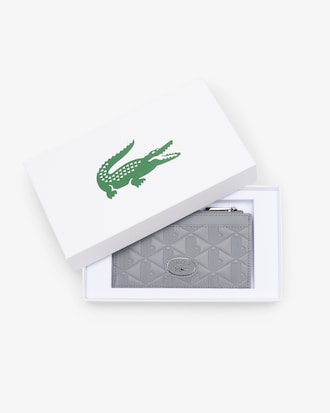 Nomogramme Zipped Leather Card Holder