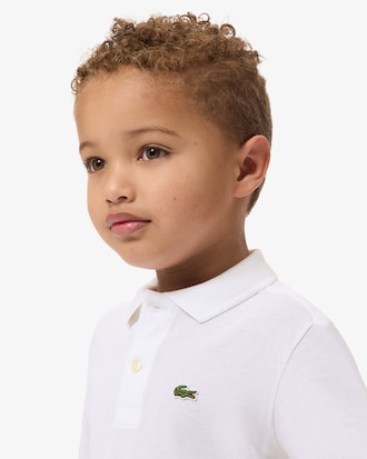 Long Sleeved Petit Piqu&eacute; Polo Shirt