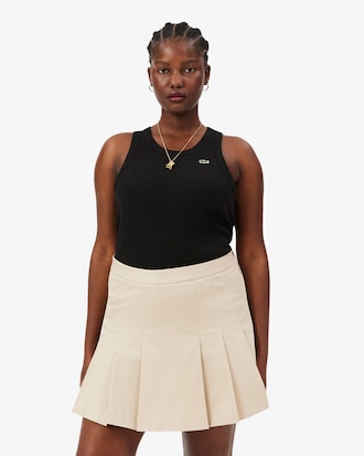 Slim Fit Ribbed Cotton Tank Top