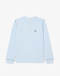 Waffle Knit Henley T-shirt