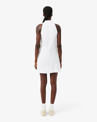 Sleeveless Piqu&eacute; Polo Dress