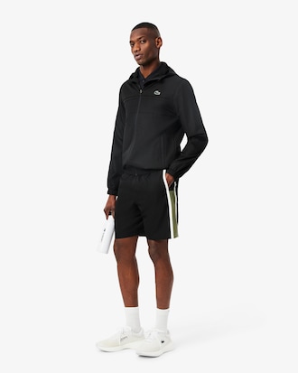 Lightweight Colour-Block Stripe Tennis Shorts